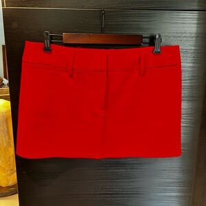 Zara Red Mini Skirt